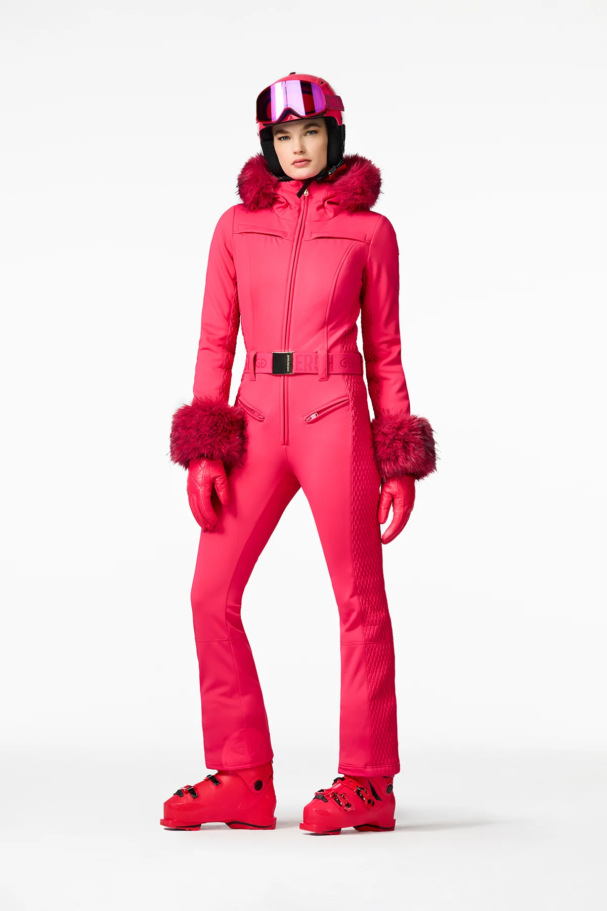 ANGELE ski suit FAUX BORDER