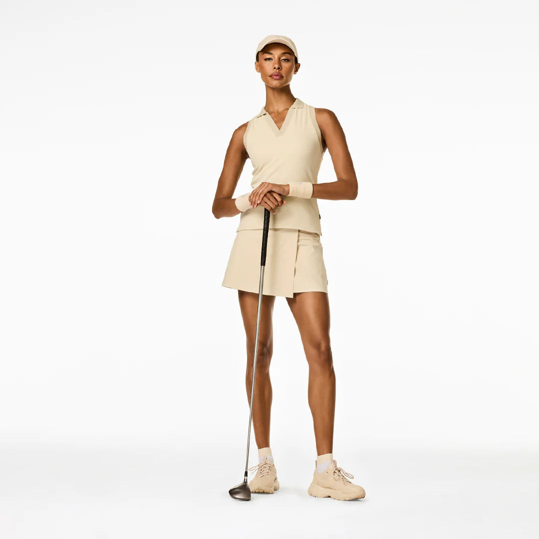 CAROLINE sleeveless polo top - Image 7