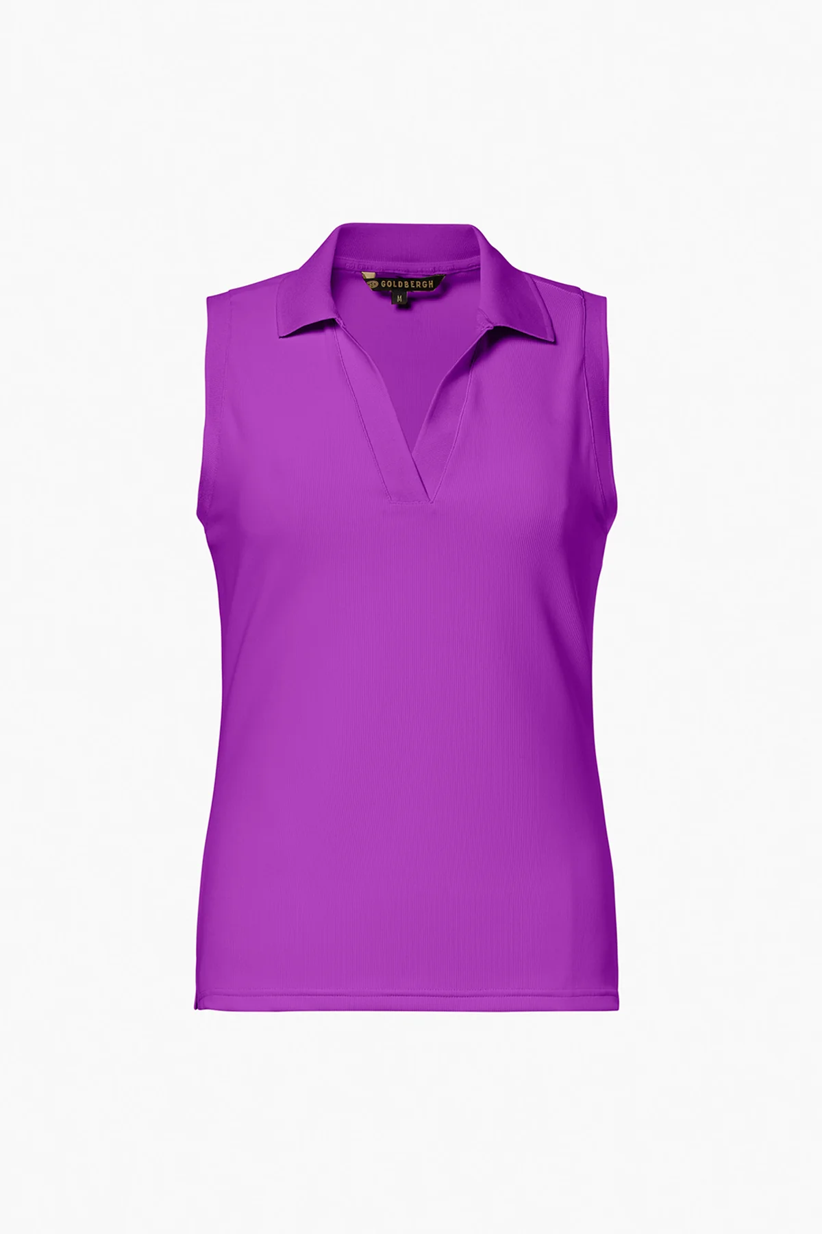 CAROLINE sleeveless polo top - Image 4