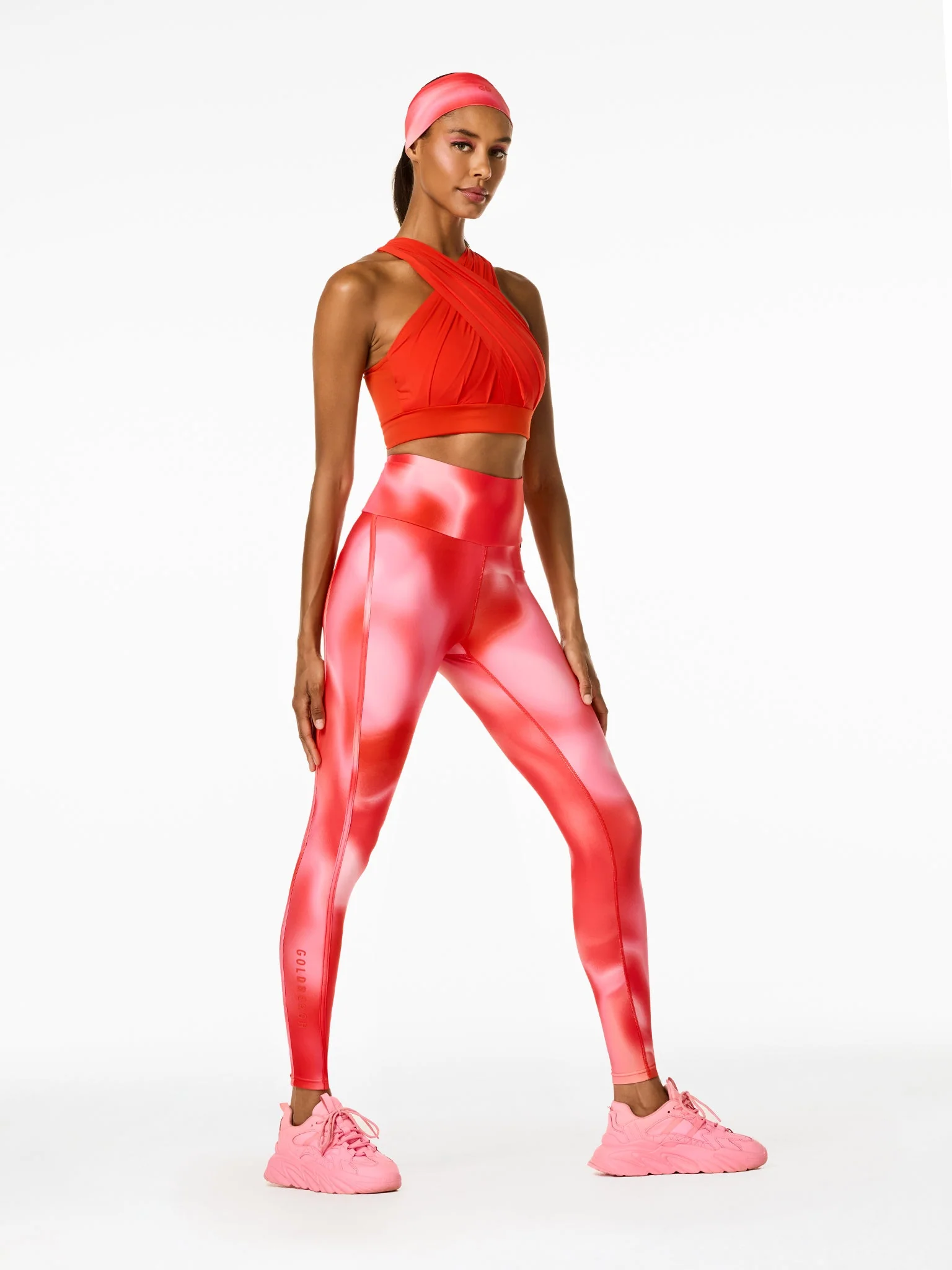 Drape Bra Sunset Outfit