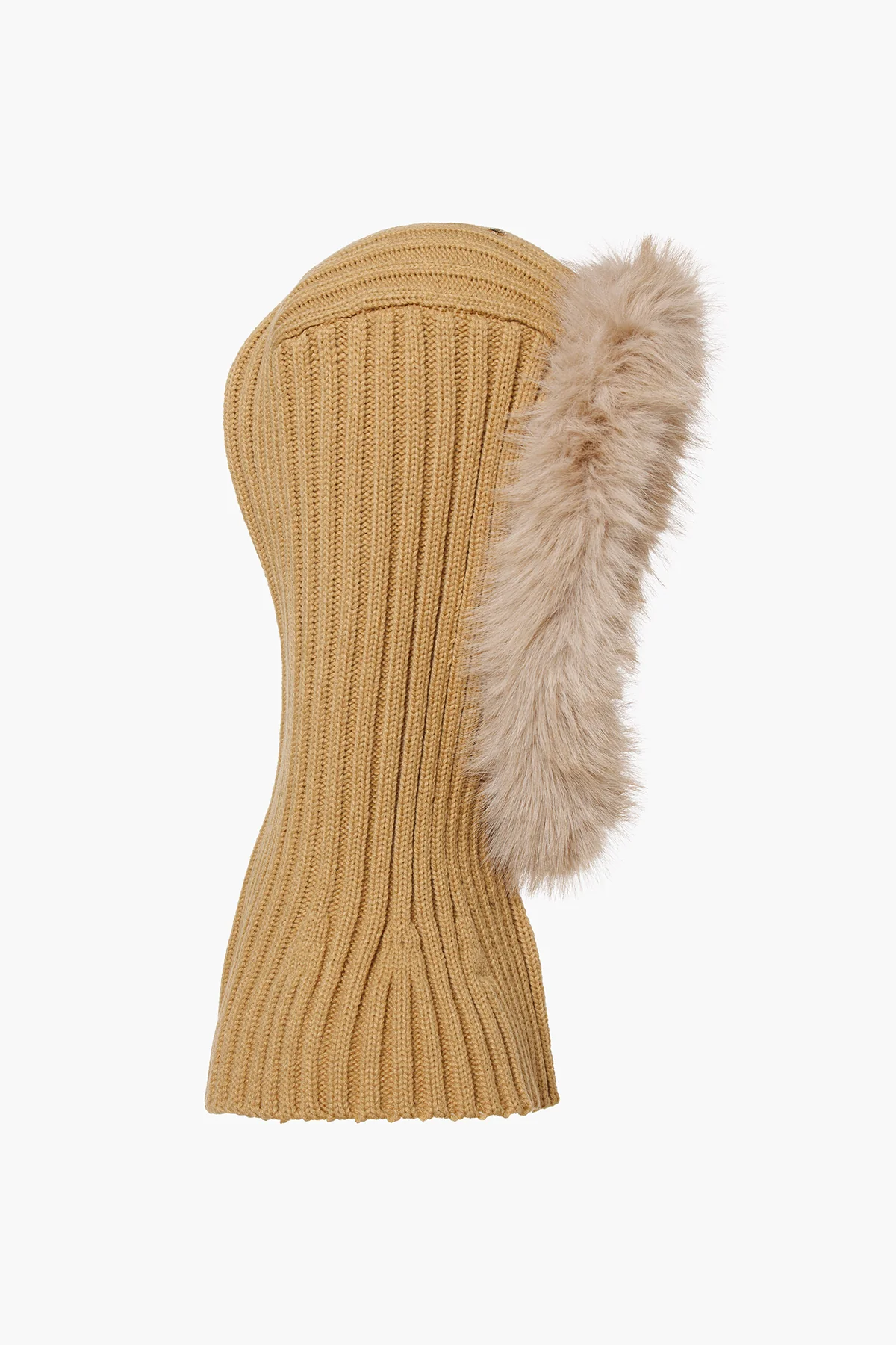NAOMI hooded scarf FAUX BORDER - Image 2