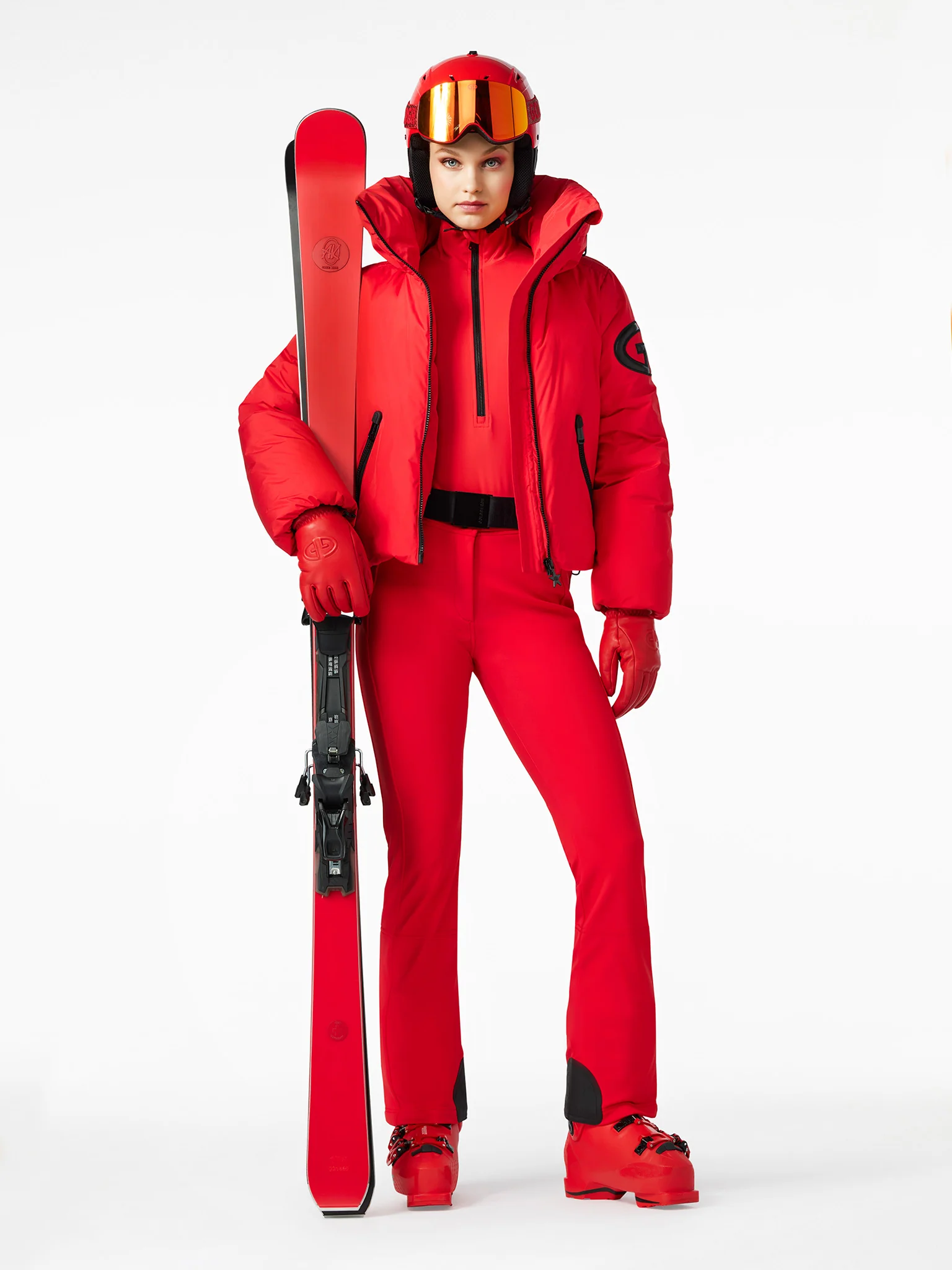 Pippa Ski Pants Flame 1 Outfit