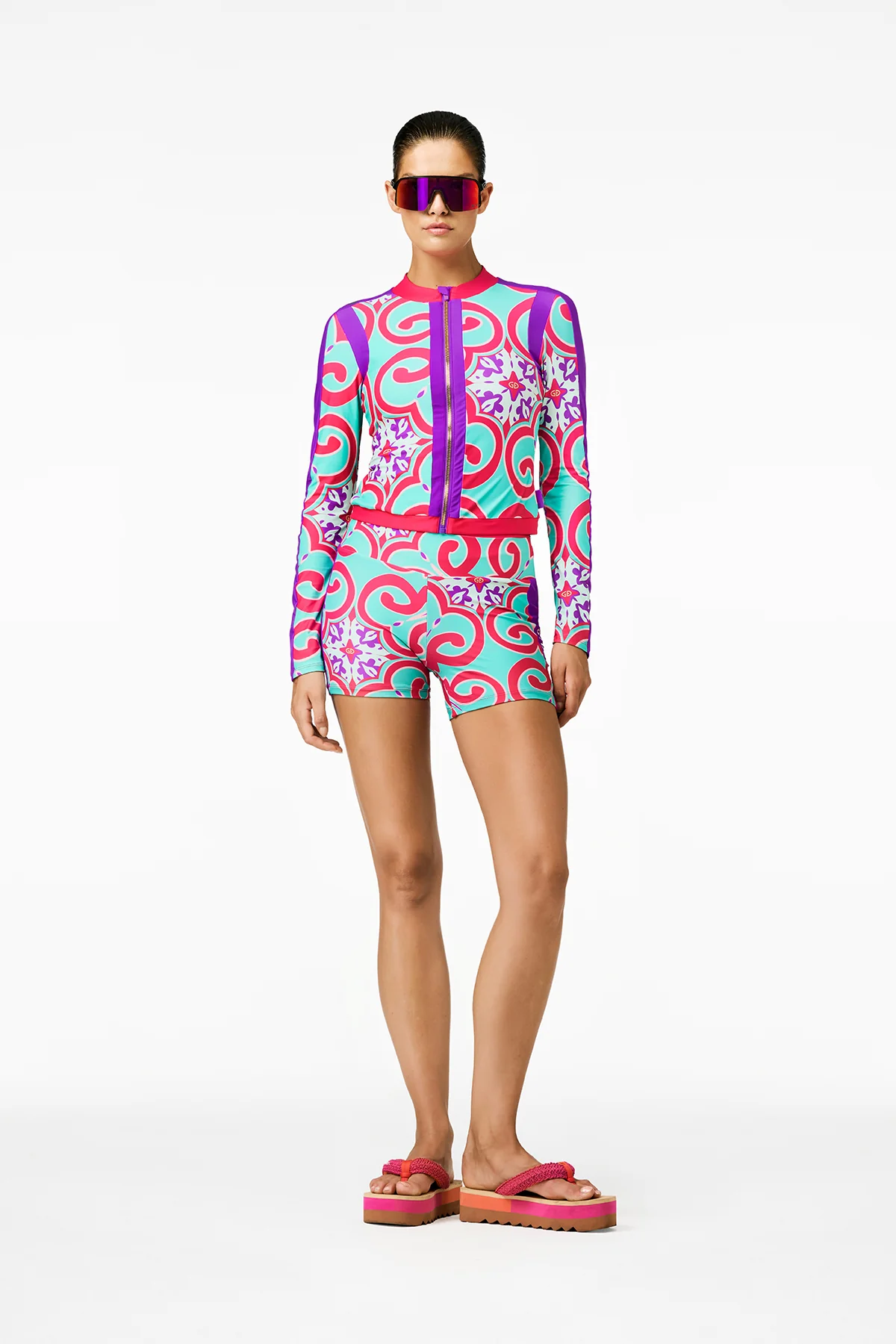 RAFAELLA long sleeve zip rashguard - Image 2