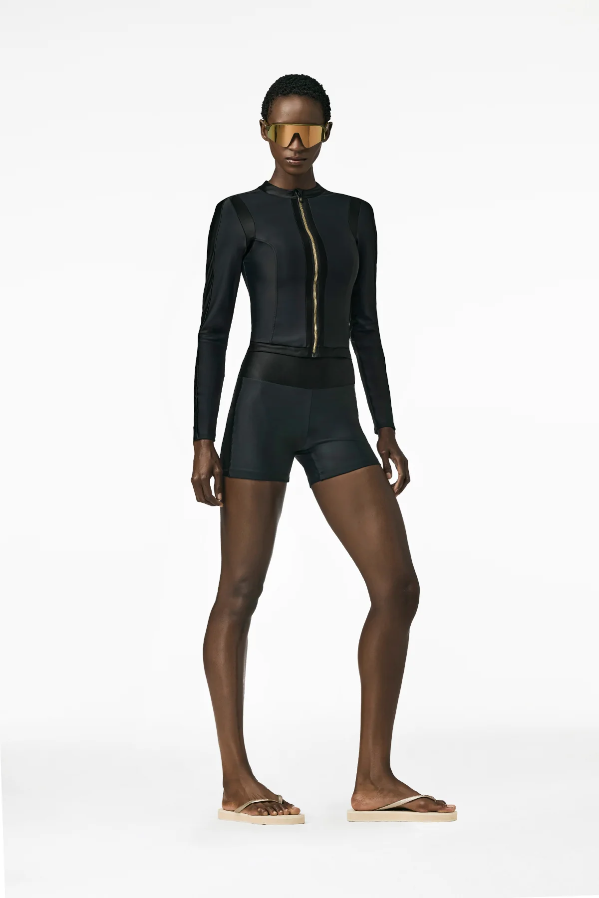 SPLASH long sleeve zip rashguard - Image 2